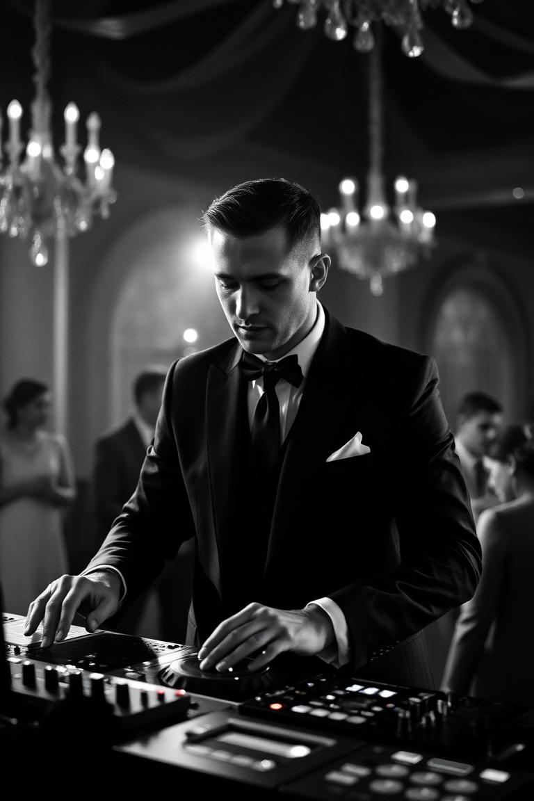 DJ SAM auf einer eleganten Hochzeit (Platzhalter)